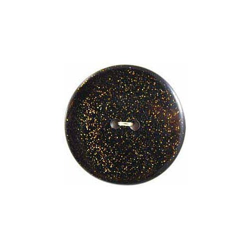 Bouton noir 2 trous 15mm