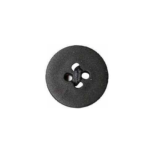 Bouton noir 4 trous 14mm