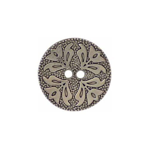Bouton argent 18mm