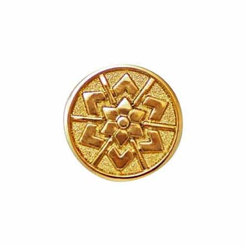 Bouton or 15mm