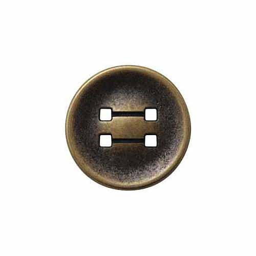 Bouton or brossé 28mm