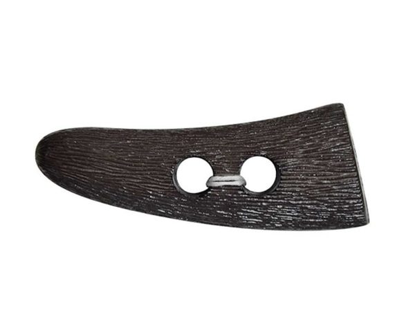 Bouton brandebourg brun 54mm