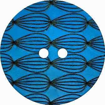 Bouton bleu 18mm