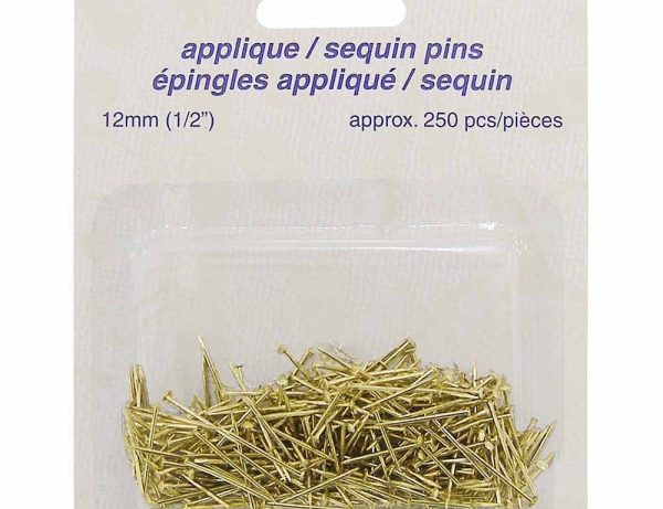 Épingles sequin courtes.