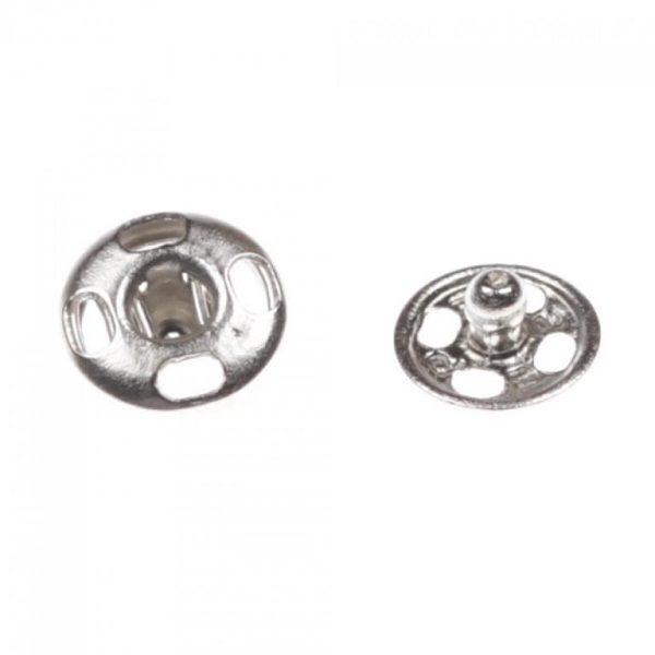 Boutons pression métal à coudre nickel-11mm