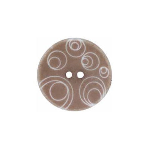 Bouton crème 34mm