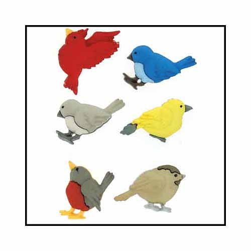 Boutons Feathered friends