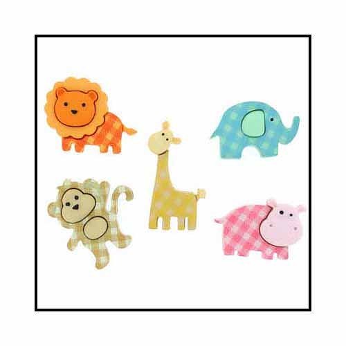 Boutons Baby safari