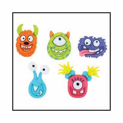 Boutons Mad for Monsters