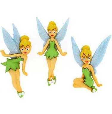 Boutons Tinkerbell Fée Clochette