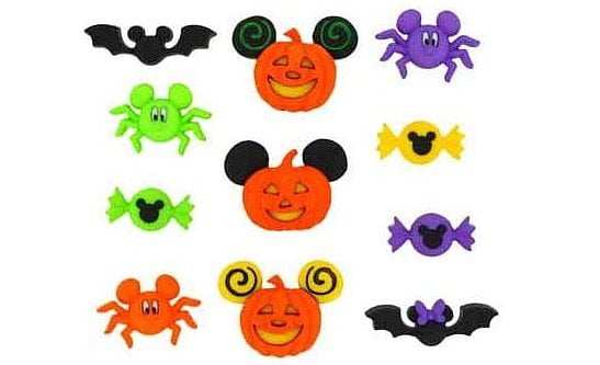 Boutons Mickey and Minnie Halloween