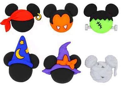 Boutons Mickey and Minnie Halloween Hats