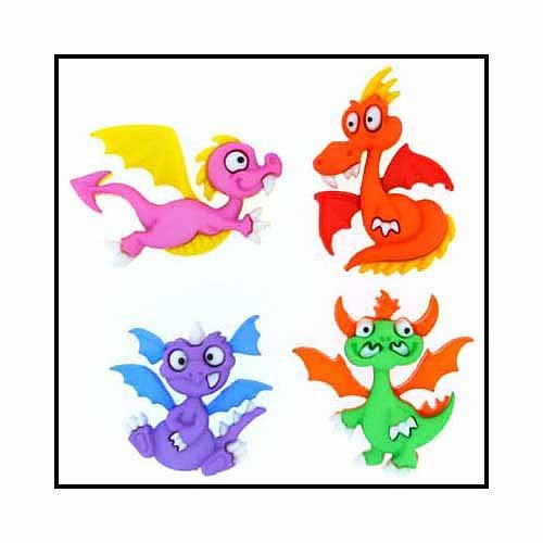Boutons Dragon tale