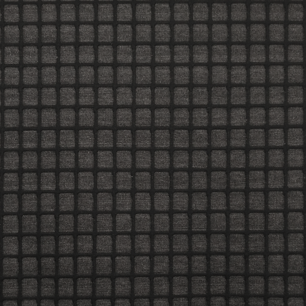 Tricot carreaux charcoal et noir
