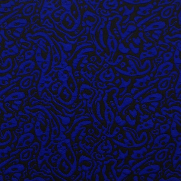 Jersey blue leopard