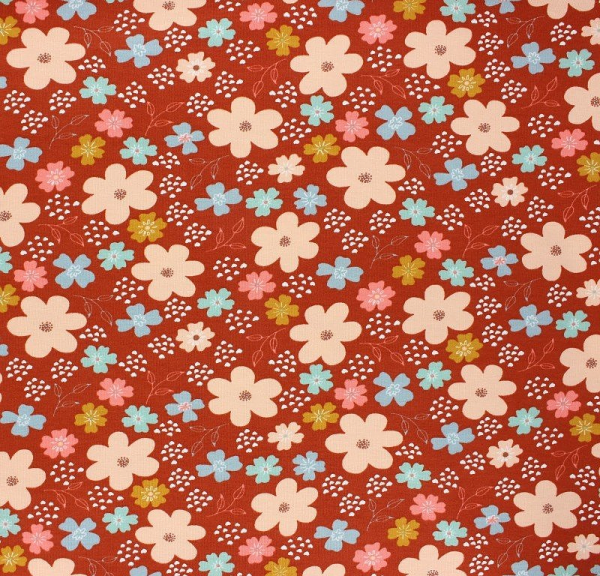 Fleurs - Brun