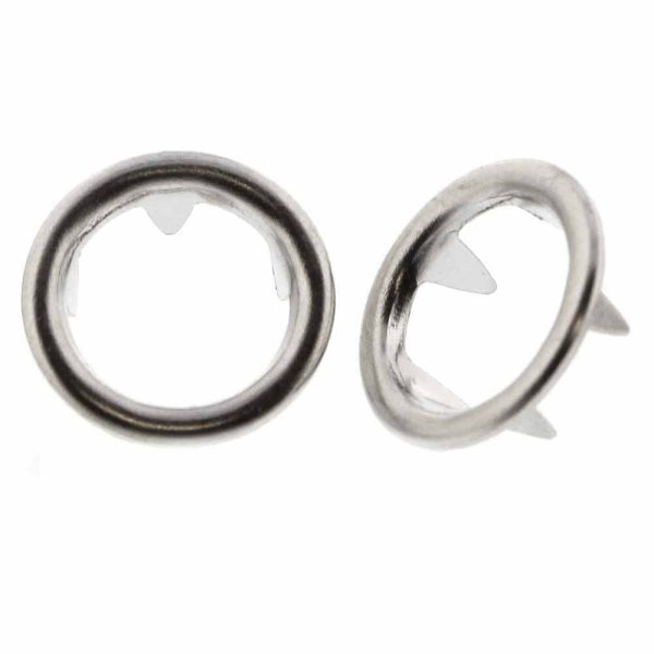 Boutons pression métal nickel auréole-11.5mm