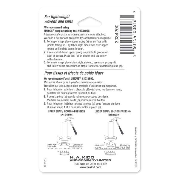 Boutons pression métal argent-11.5mm – Image 3