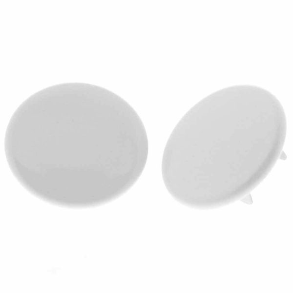 Boutons pression de métal blanc-11.5mm