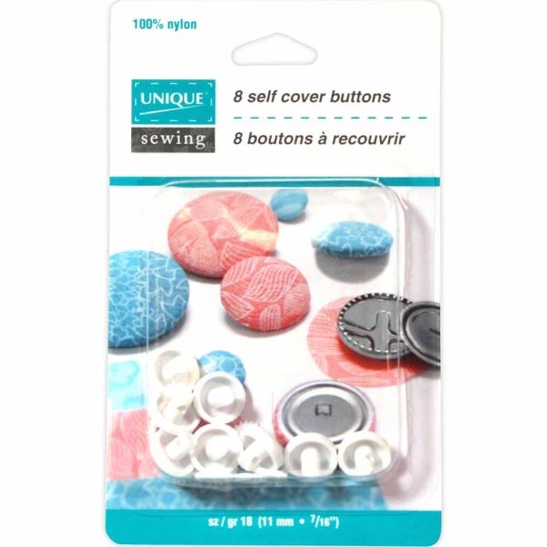 Boutons à recouvrir plastique-11mm – Image 2