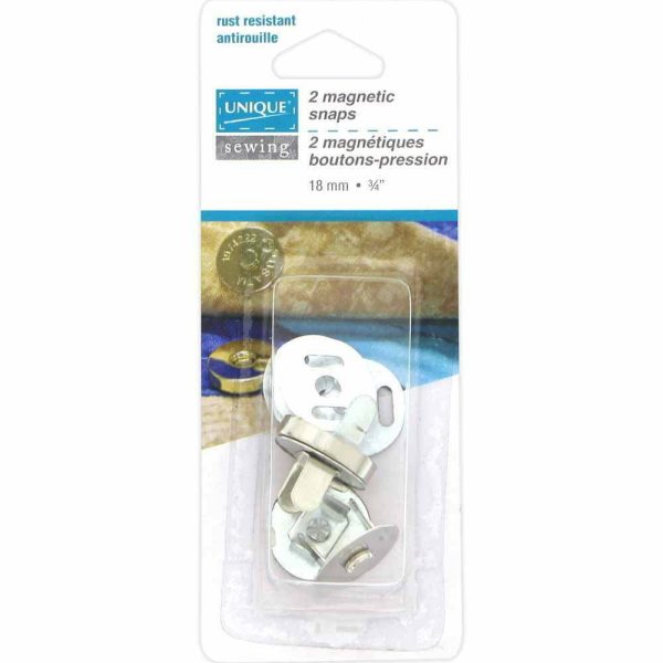 Boutons magnétique argent-18mm – Image 2