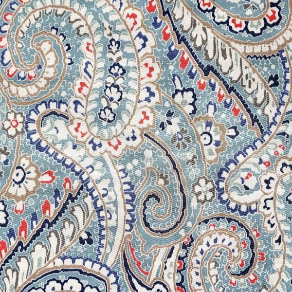 Fioritures paisley - Bleu