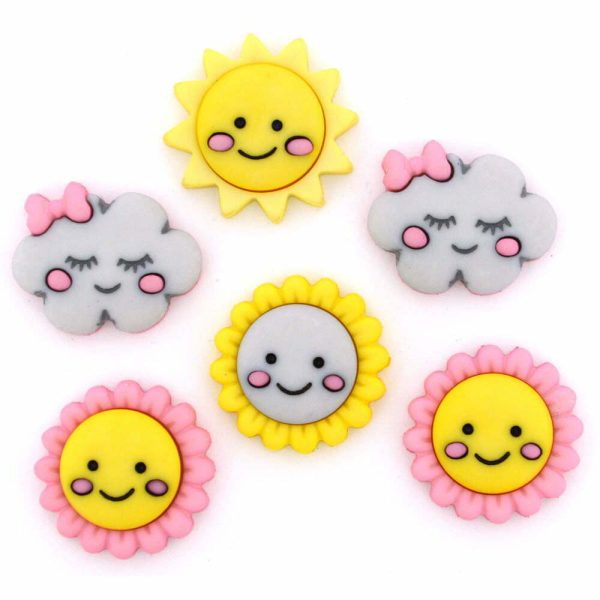 Boutons Hello sunshine