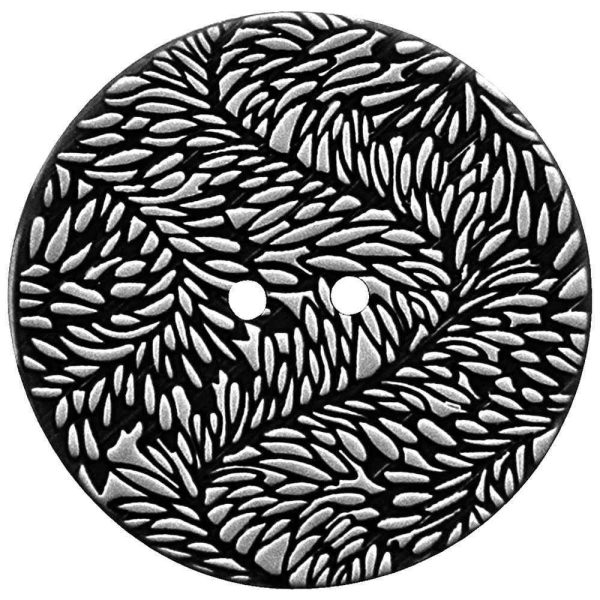 Bouton feuillages 44mm