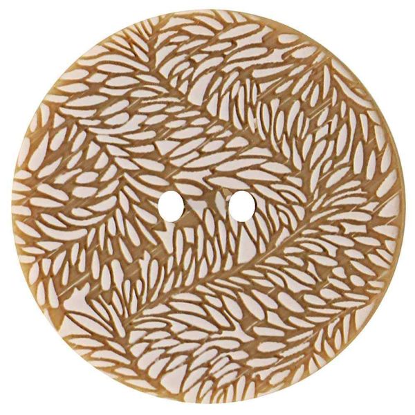 Boutons feuillages 28mm