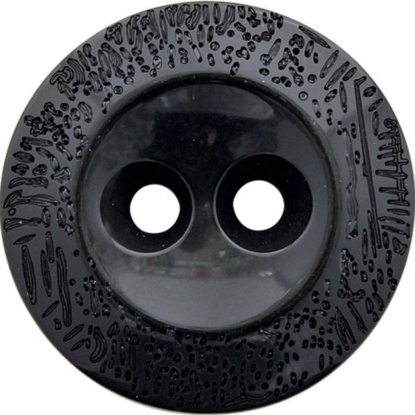 Boutons noir 34mm