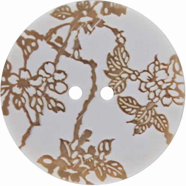 Boutons crème 28mm