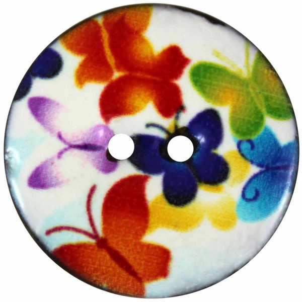 Bouton multi couleurs 23mm