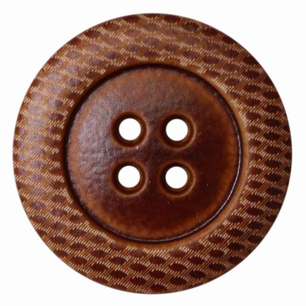 Bouton brun 34mm