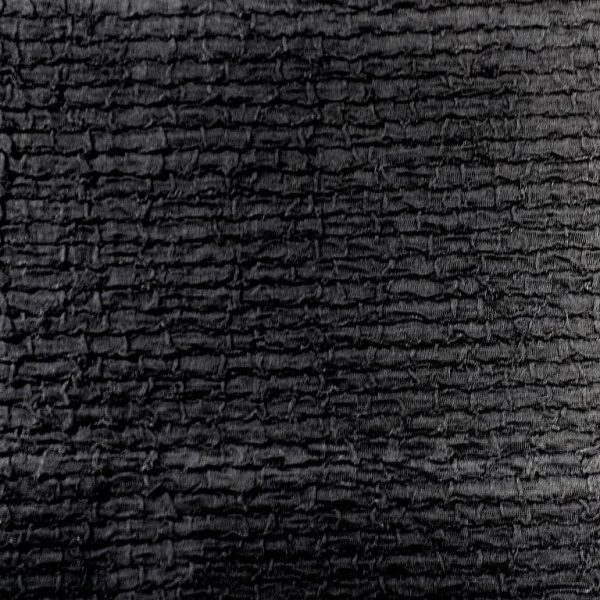 Tricot effet surjet - Noir
