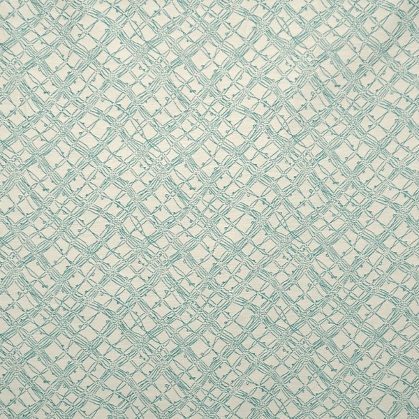 Tissu réversible vert et crème – Image 2