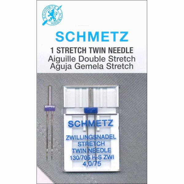 Aiguilles doubles pour l'extensible