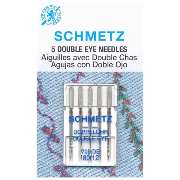 Aiguilles SCHMETZ à double chas