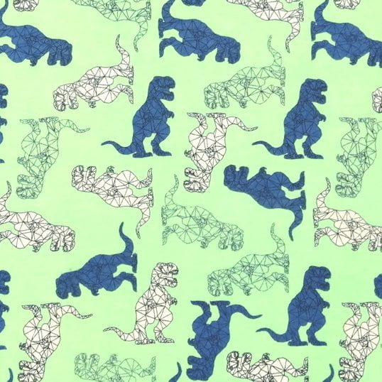 Origami de t-rex-Vert