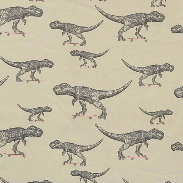 T-rex en skateboard