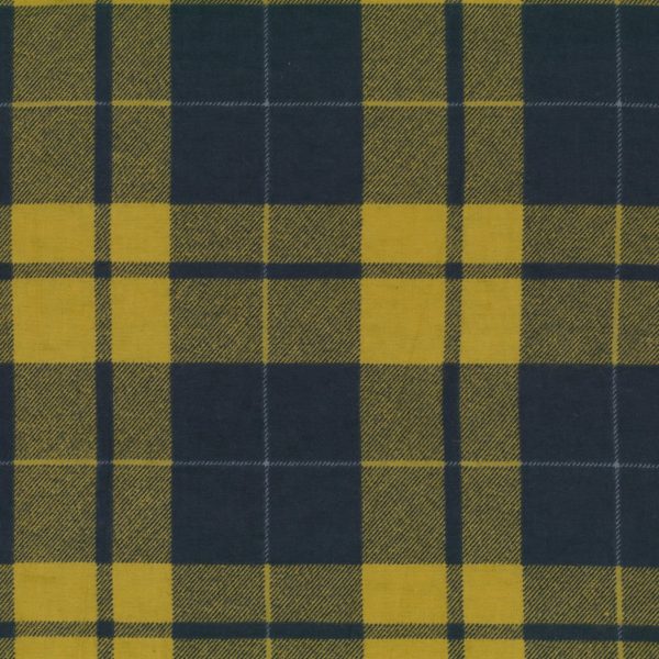 Carreaux jaune et bleu marin