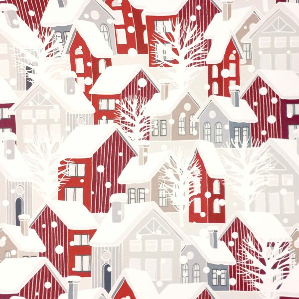 Petit village sous la neige