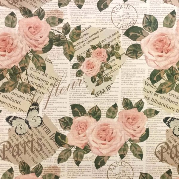 Roses et journaux