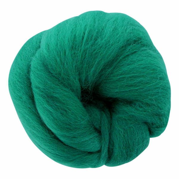 Laine à mèche pour le feutrage naturelle - 25g - peppermint