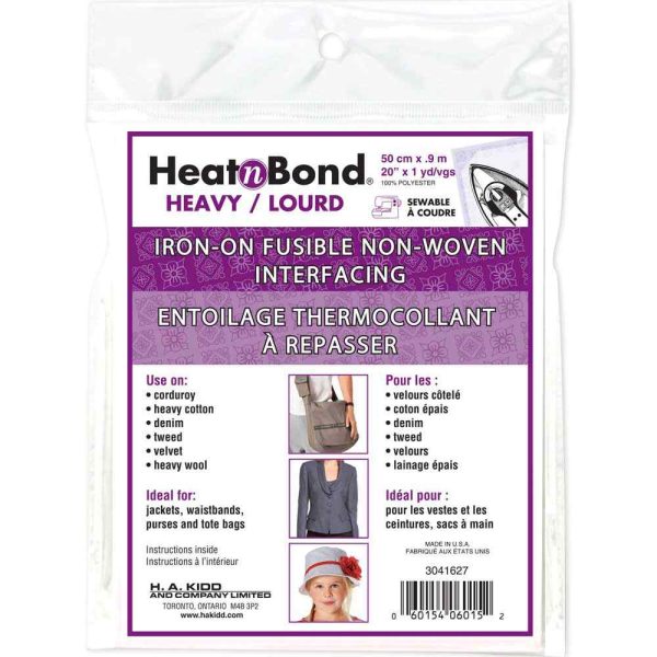 Entoilage thermocollant épais non tissé HEATNBOND