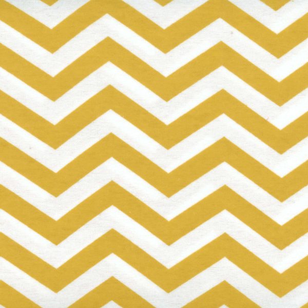 Chevrons jaune et blanc