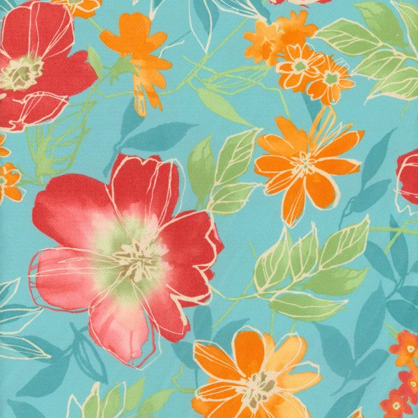 Fleurs - Aqua