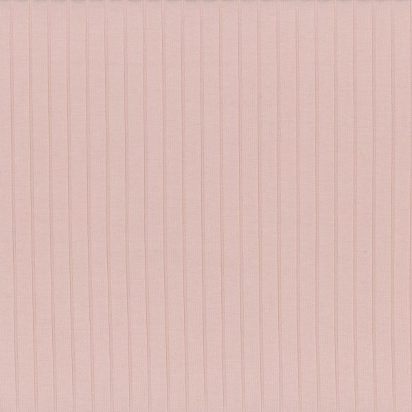 Tricot côtelé - Vieux rose
