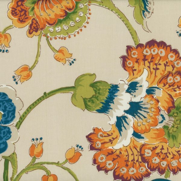 Fleurs vintages - Crème