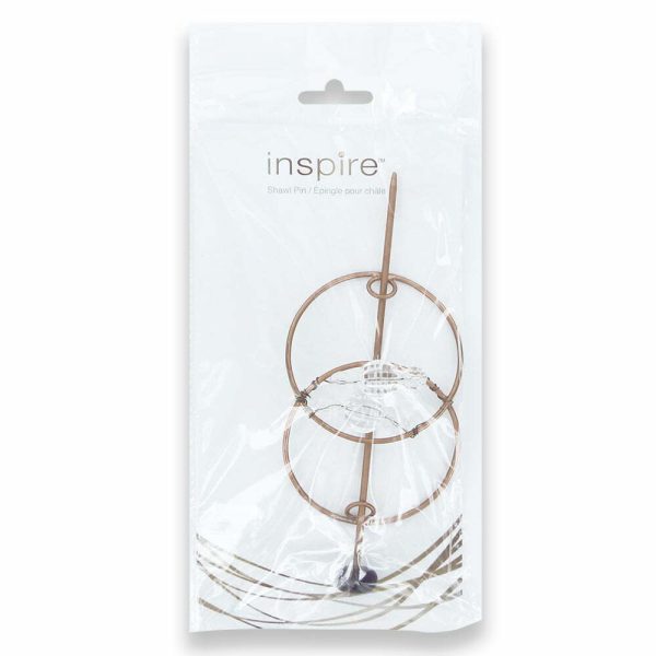 Épingle à châle-Billes en métal - 10 cm (4 po)