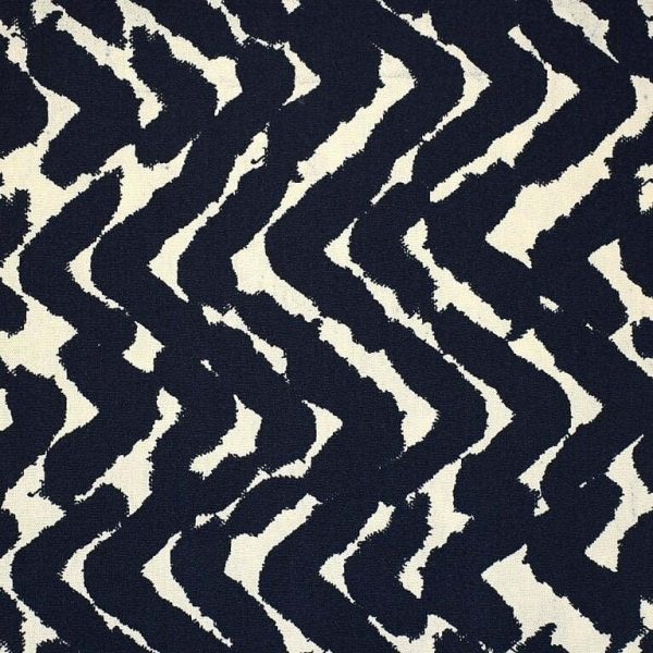 Zig zag bleu foncé